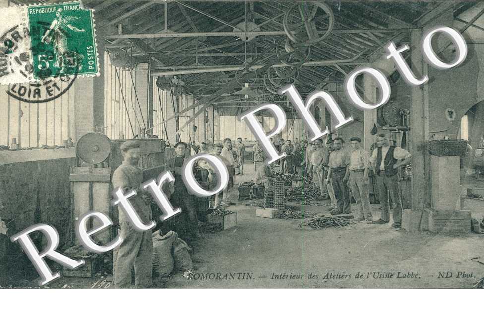Interieur des Ateliers de l'Usine Labbe
