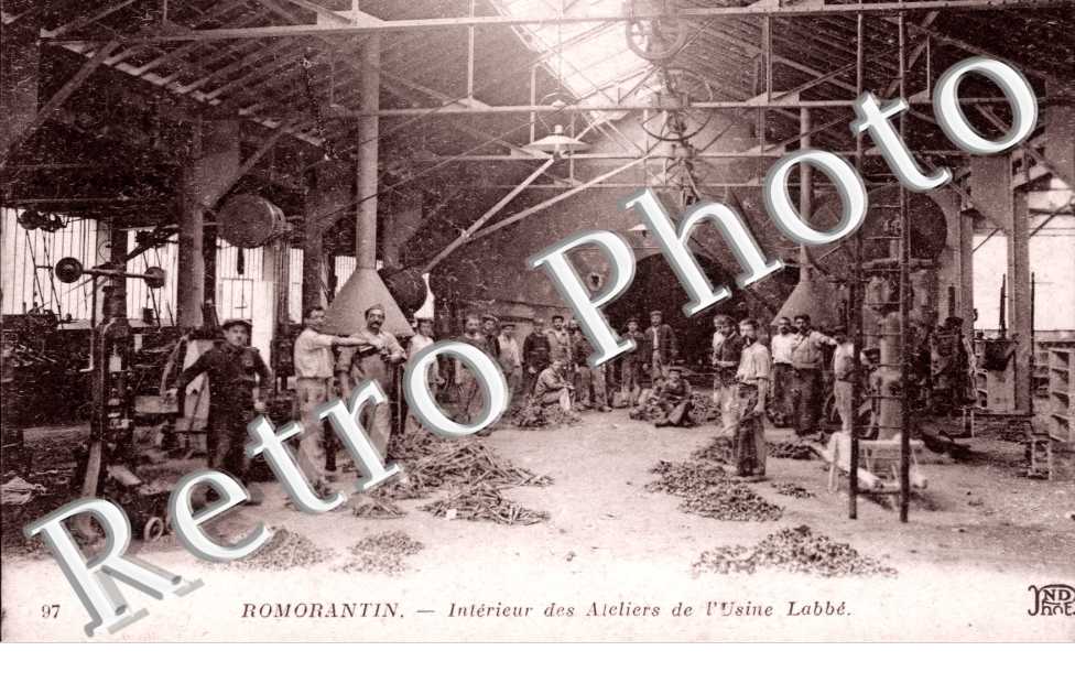 Interieur des Ateliers de l'Usine Labbe