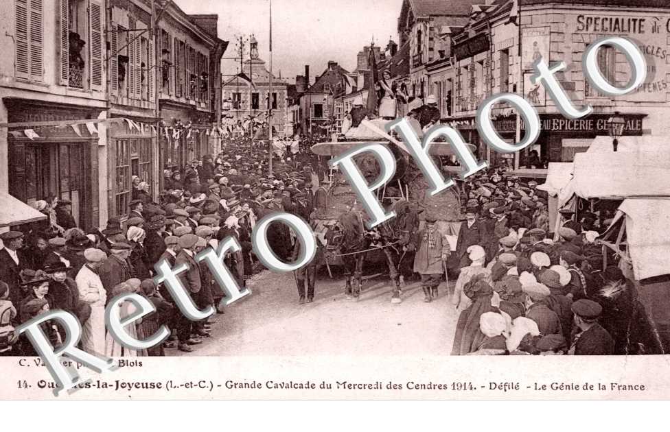 Grande Cavalcade du Mercredi des Cendres 1914, Defile, le Genie de la France