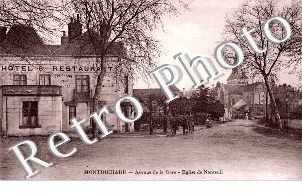 Avenue de la Gare, Eglise de Nanteuil