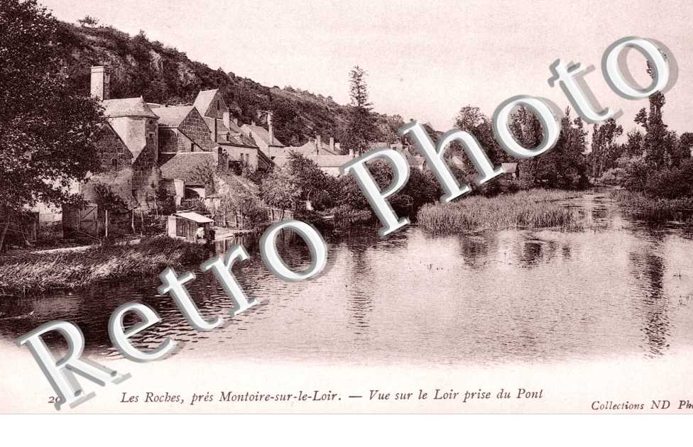 Les Rcohes, Vue sur le Loir