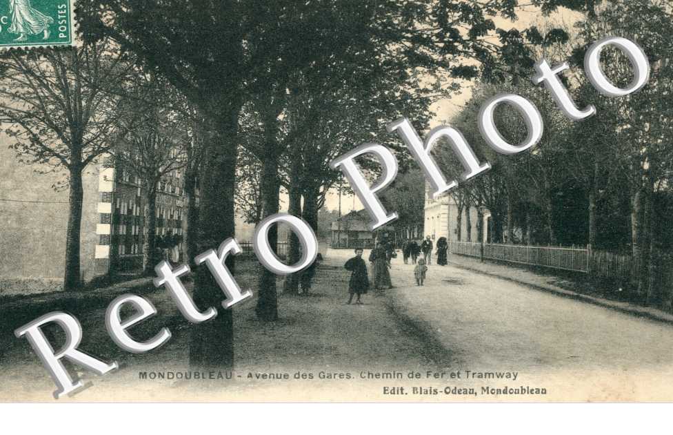 Avenue des Gares, Chemin de Fer et Tramway