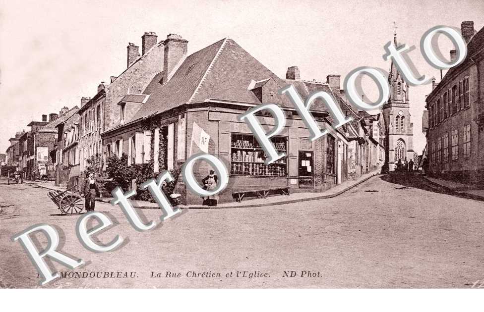 la rue Chretien et l'eglise