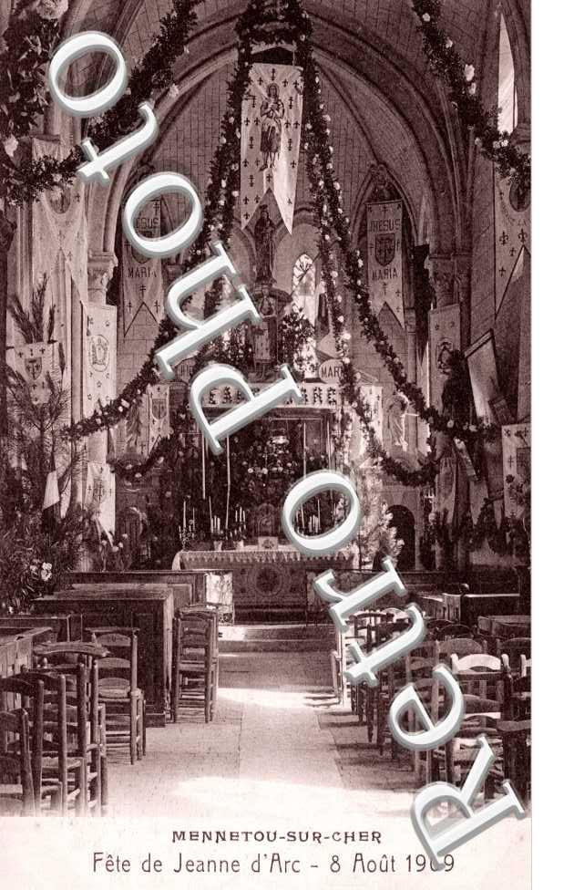 eglise, Fete de Jeanne d&#039;Arc, 08 aout 1909