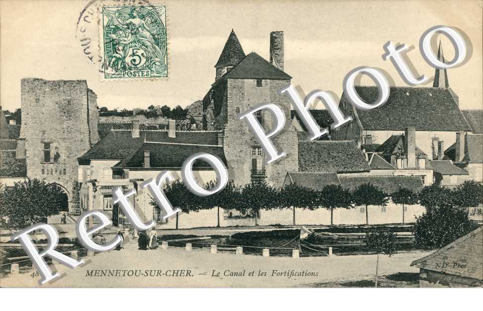 le canal et les fortifications