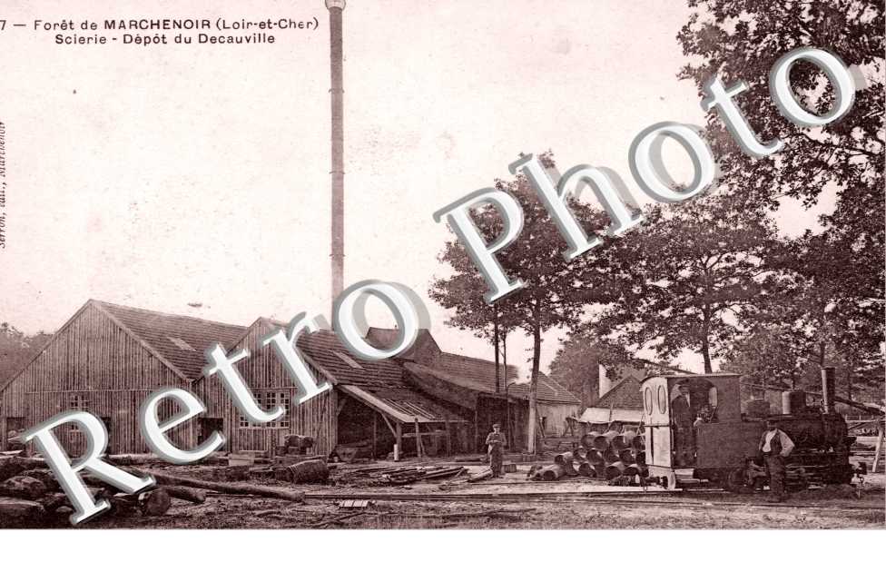 Scierie, depot de Decauville