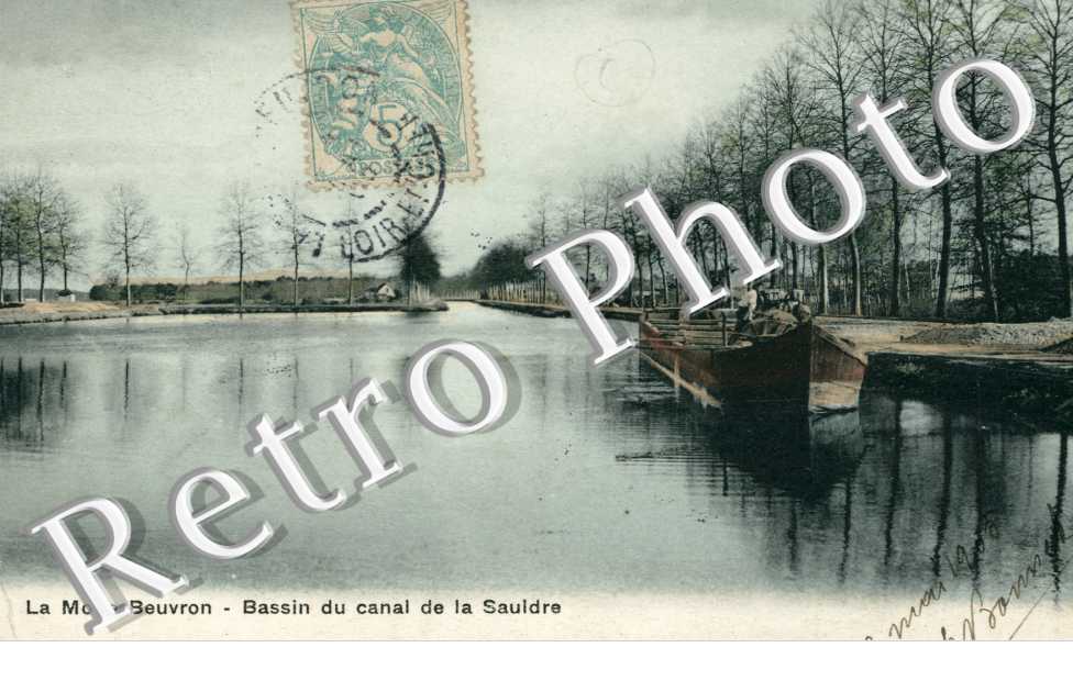 régions autrefois Bassin du canal de la Sauldre 41 LAMOTTE BEUVRON