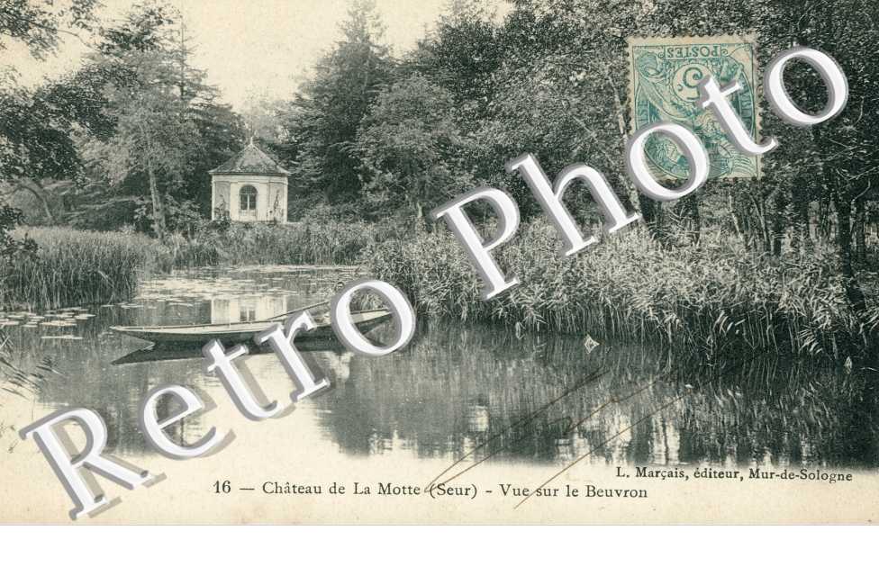 Chateau de La Motte, Vue sur le Beuvron
