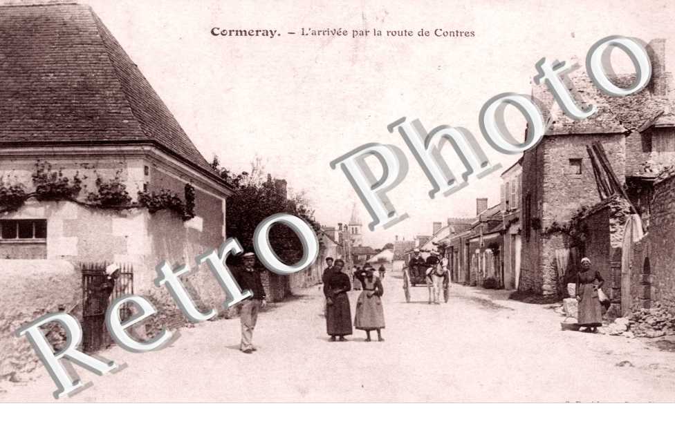 L&#039;Arrivee par la route de  Contres