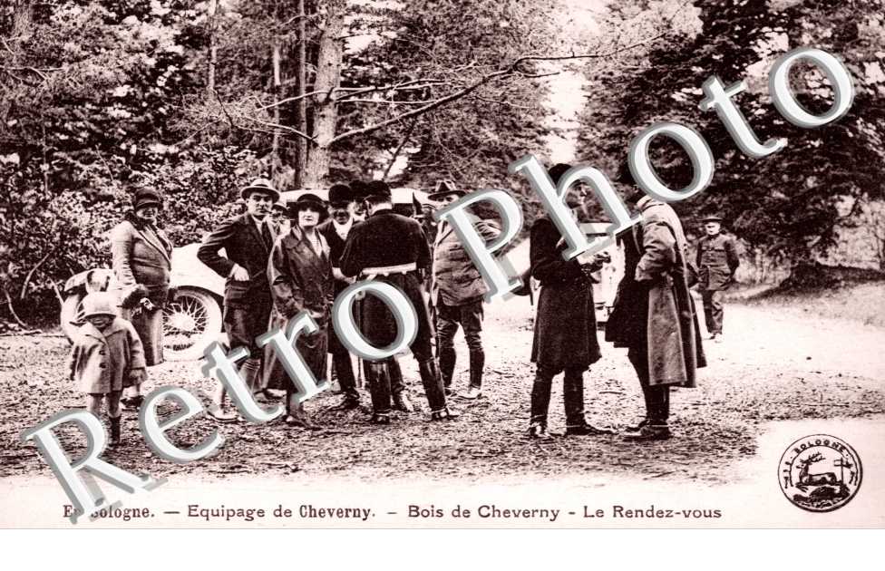 equipage de cheverny, bois, le rendez vous