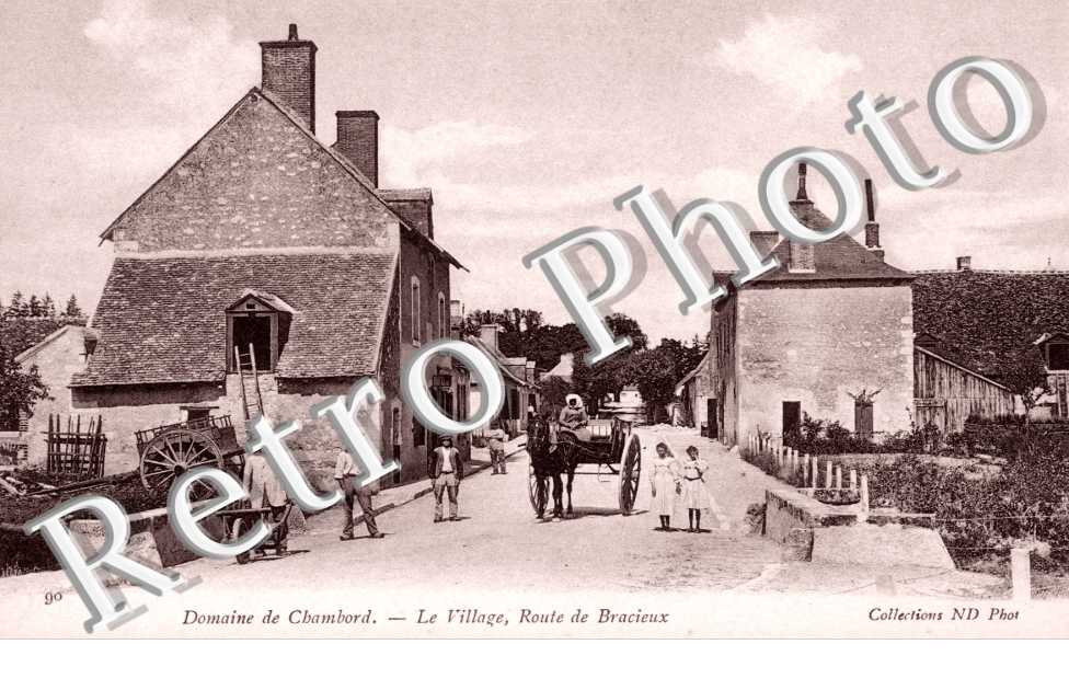 domaine de chambord, le village, route de bracieux