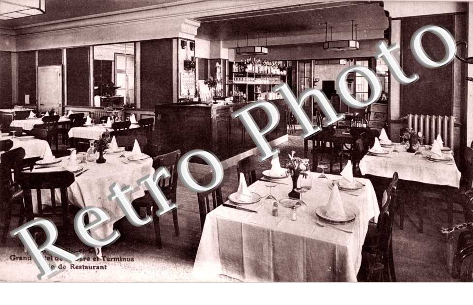 grand hotel de la gare et terminus, salle de restaurant