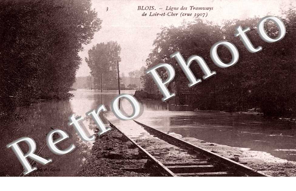 Ligne des tramways Crue 1907