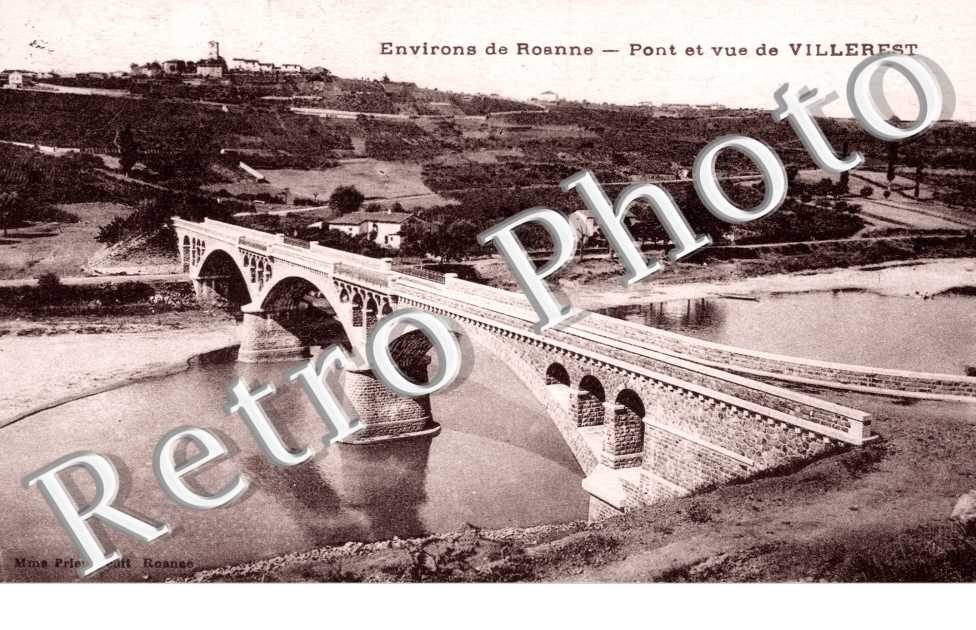 Pont et Vue de Villerest