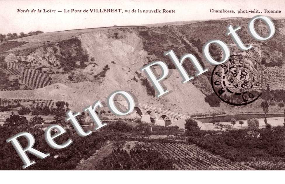 le pont de villerest, vu de la nouvelle route