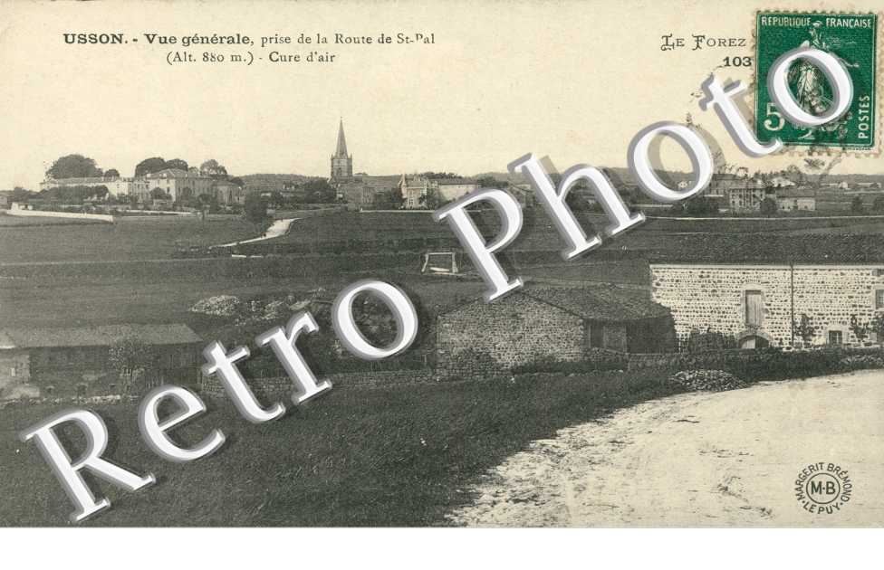 Vue Generale prise de la Route de Saint-Pal