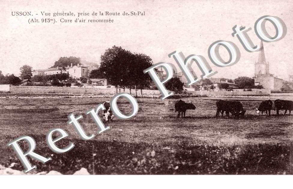 vue generale prise de la Route de Saint Pal