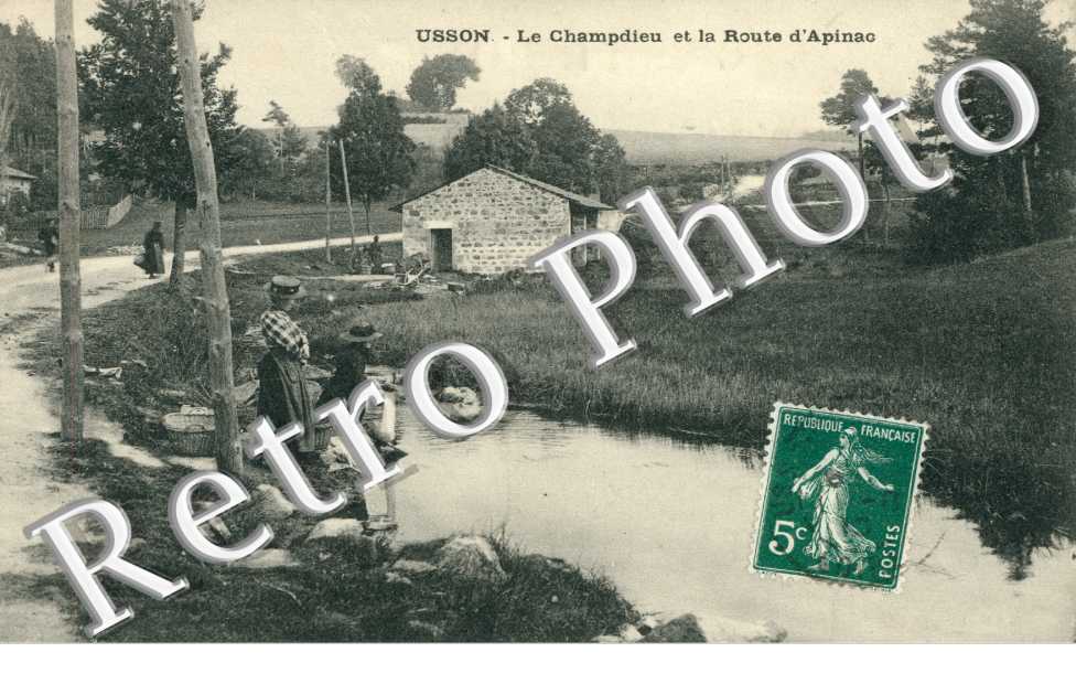 le champdieu et la route d'Apinac