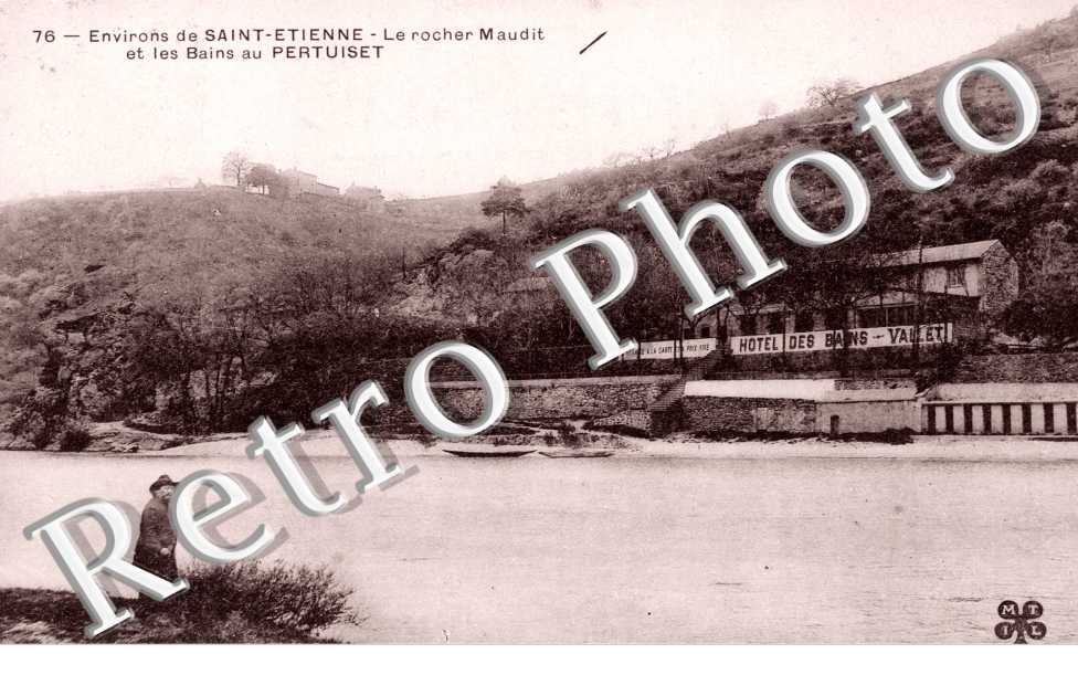 le Rocher Maudit et les Bains au Pertuiset