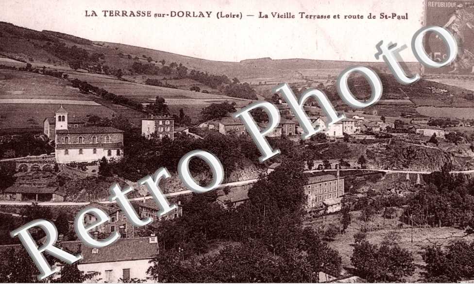 la Vieille Terrasse et Route Saint-Paul