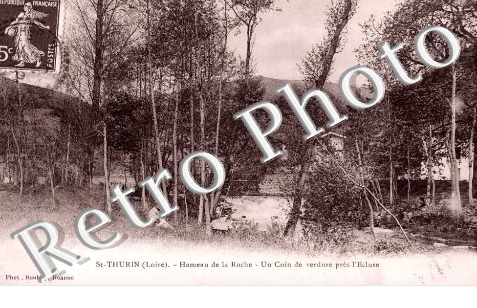 Hameau de la Roche, Un coin de verdure pres de l&#039;Ecluse