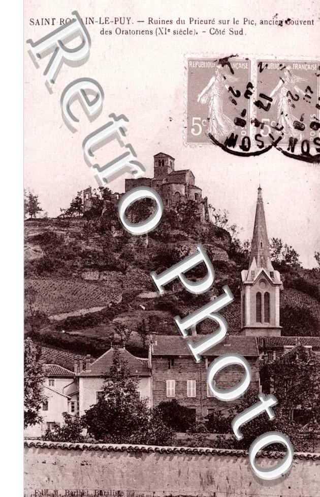 Ruines Prieure sur le Pic, ancien couvent des Oratories XI s