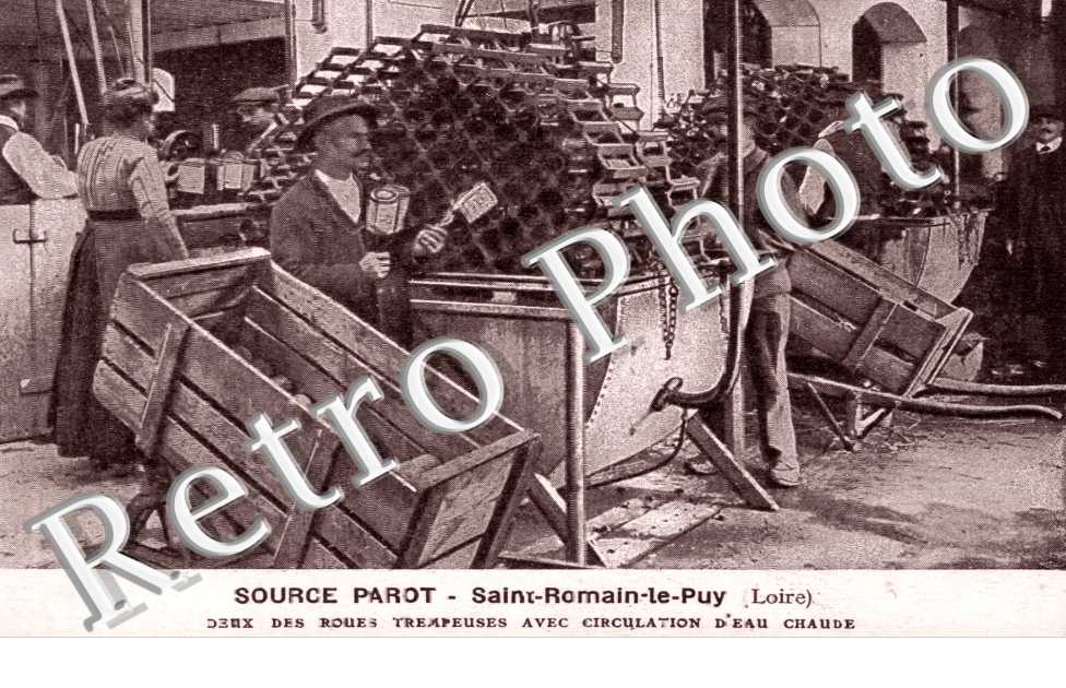 source parot, deux des roues trempeuses avec circulation d&#039;eau chaude