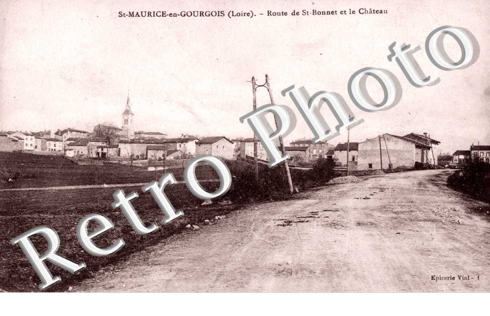 Route de St Bonnet et le Chateau