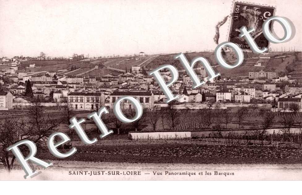 Vue panoramique et les Barques