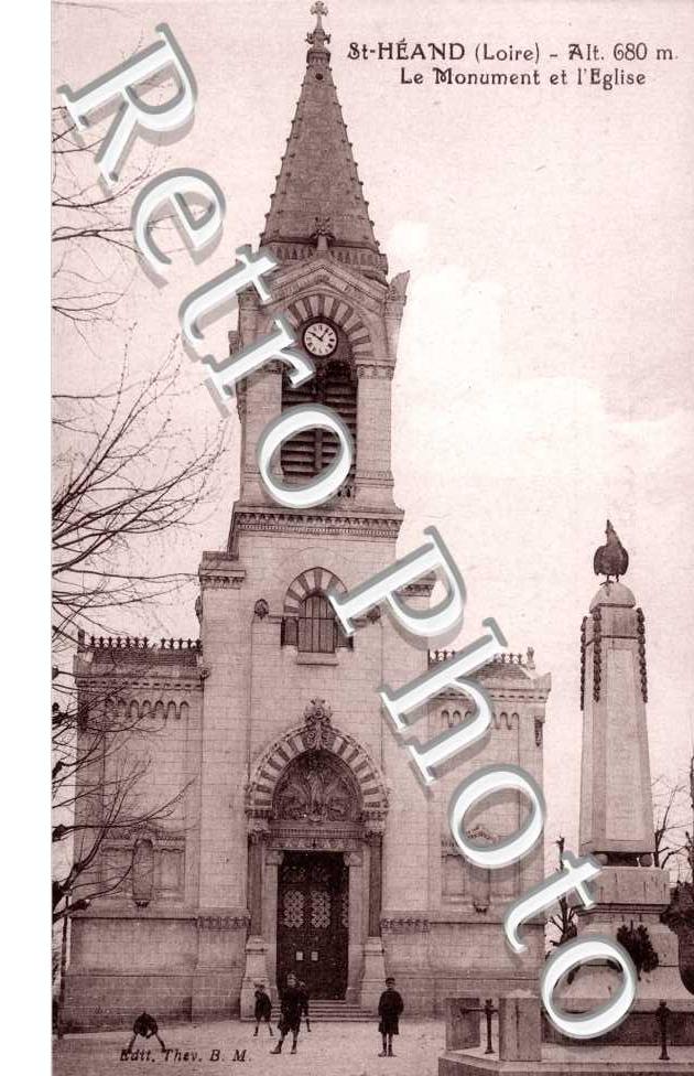Le monument et l'Eglise