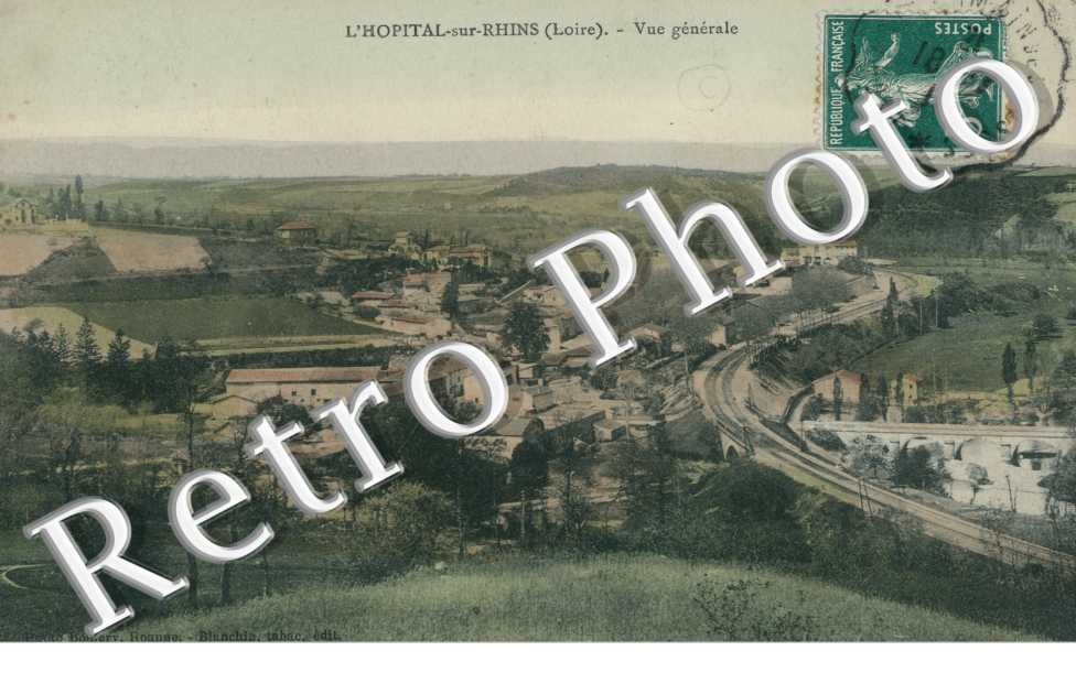 L&#039;hopital sur Rhins - Vue generale