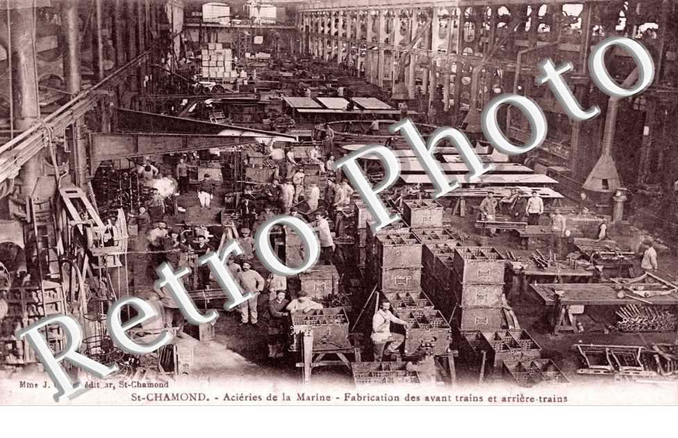 acieries de la marine, fabrication des avant-trains et arriere-trains