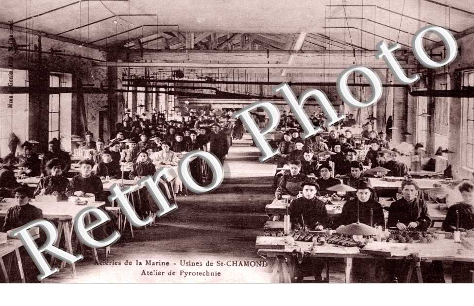acieries de la marine, usines de Saint-Chamond - atelier de pyrotechnie
