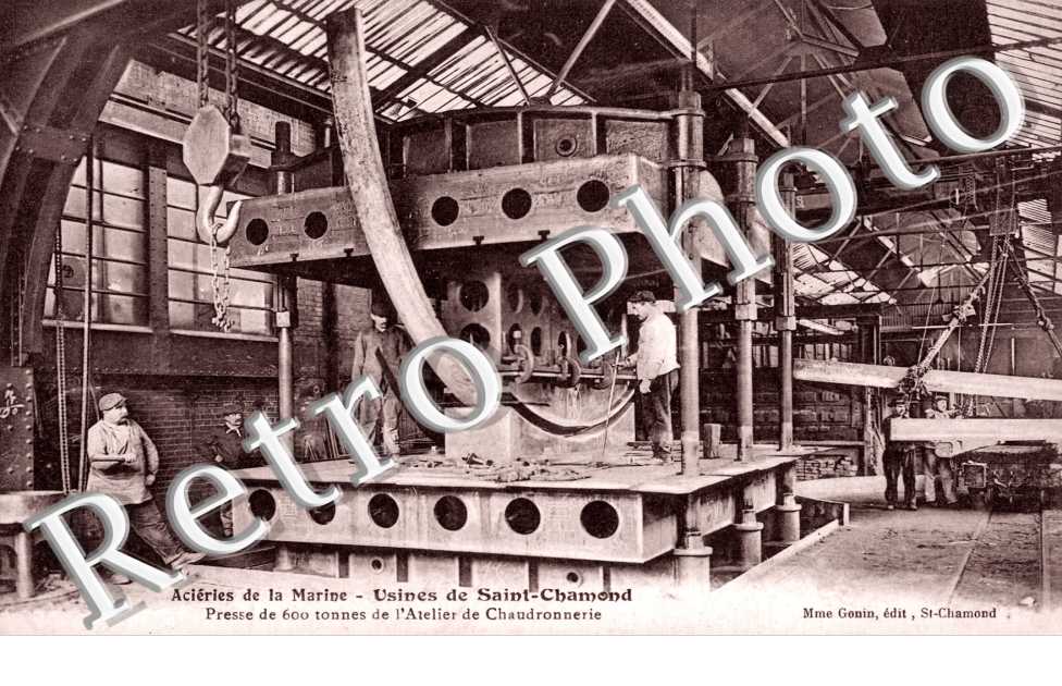 Usines de Saint-Chamond, Presse de 600 tonnes de l'Atelier de Chaudronnerie