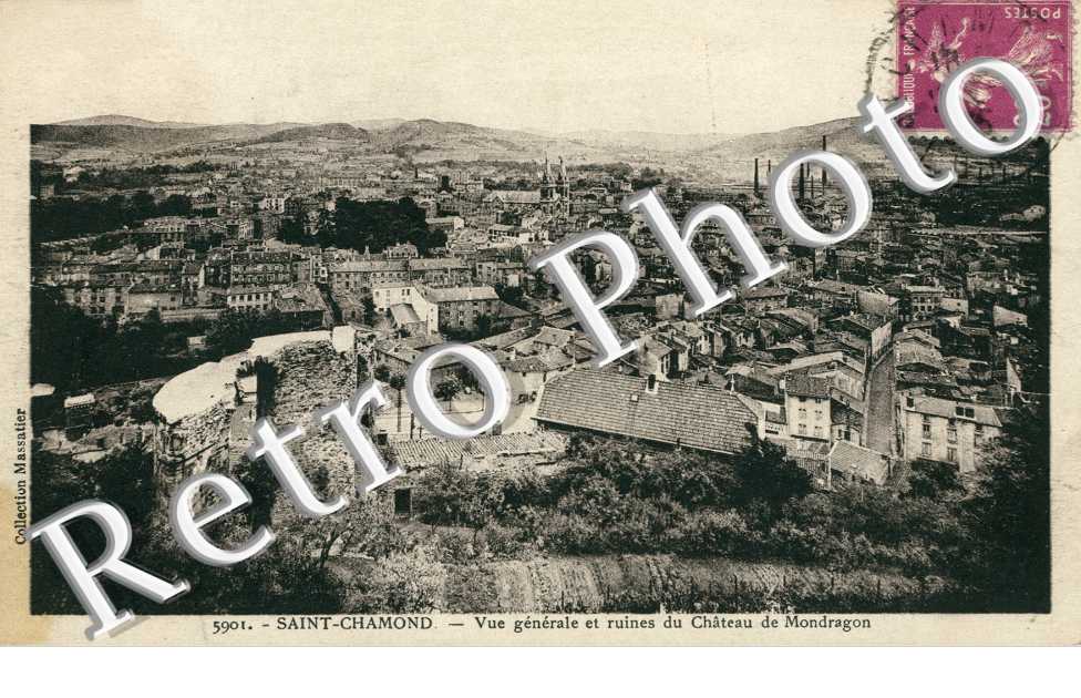 Vue Generale et Ruines du Chateau de Mondragon