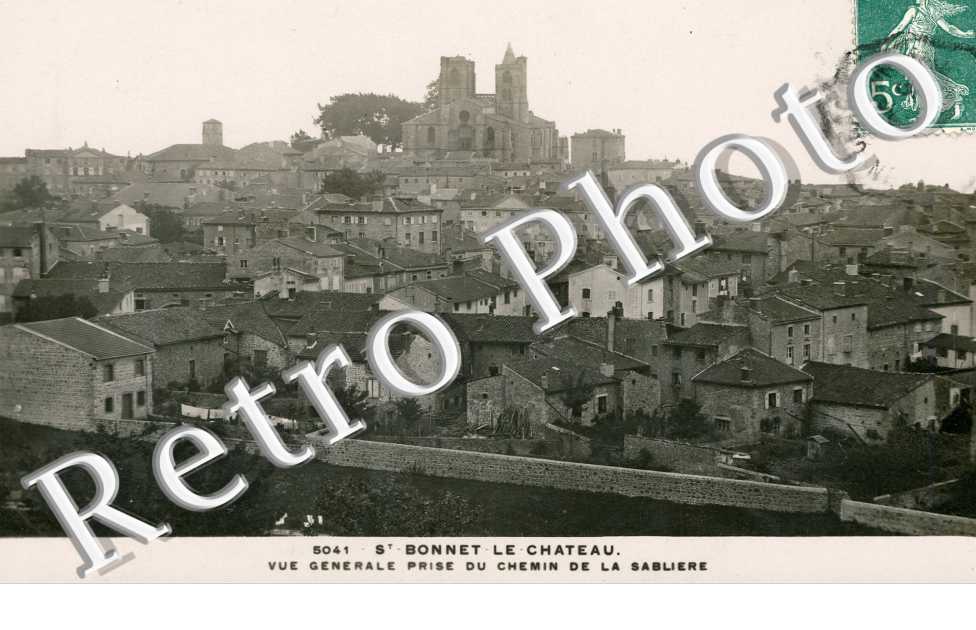 Vue generale prise du Chemin de la Sabliere