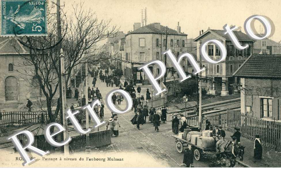 Passage a niveau du Faubourg Mulsant