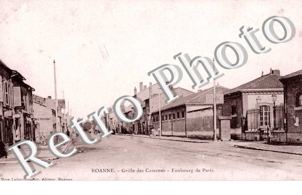 Grille des Casernes, Faubourg de Paris