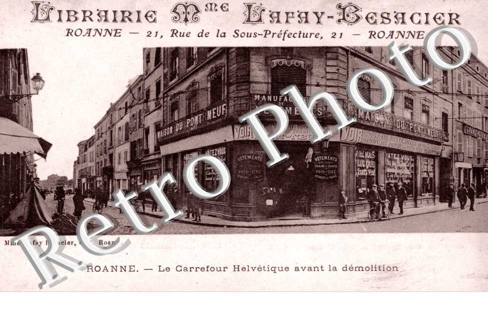 Le Carrefour Helvetique avant la demolition
