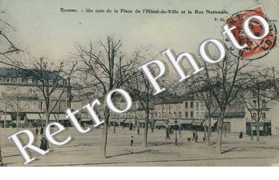 place de l'Hotel de ville et rue Nationale
