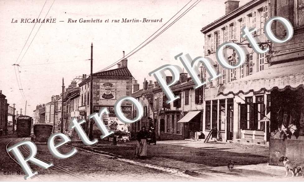 Rue Gambetta et Rue Martin Bernard