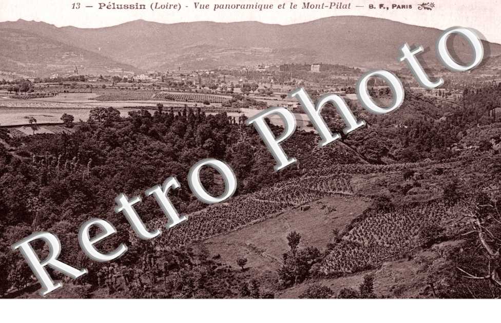 Vue panoramique et le Mont Pilat