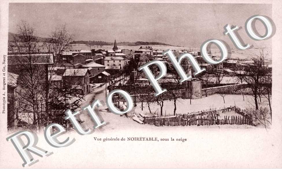vue generale sous la neige