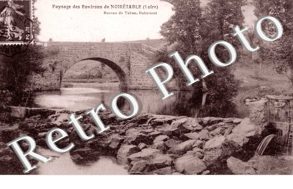 Paysage des environs de Noiretable