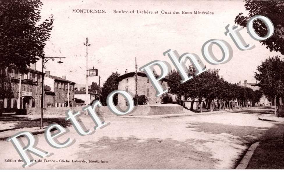 Bd Lacheze et quai des Eaux MInerales