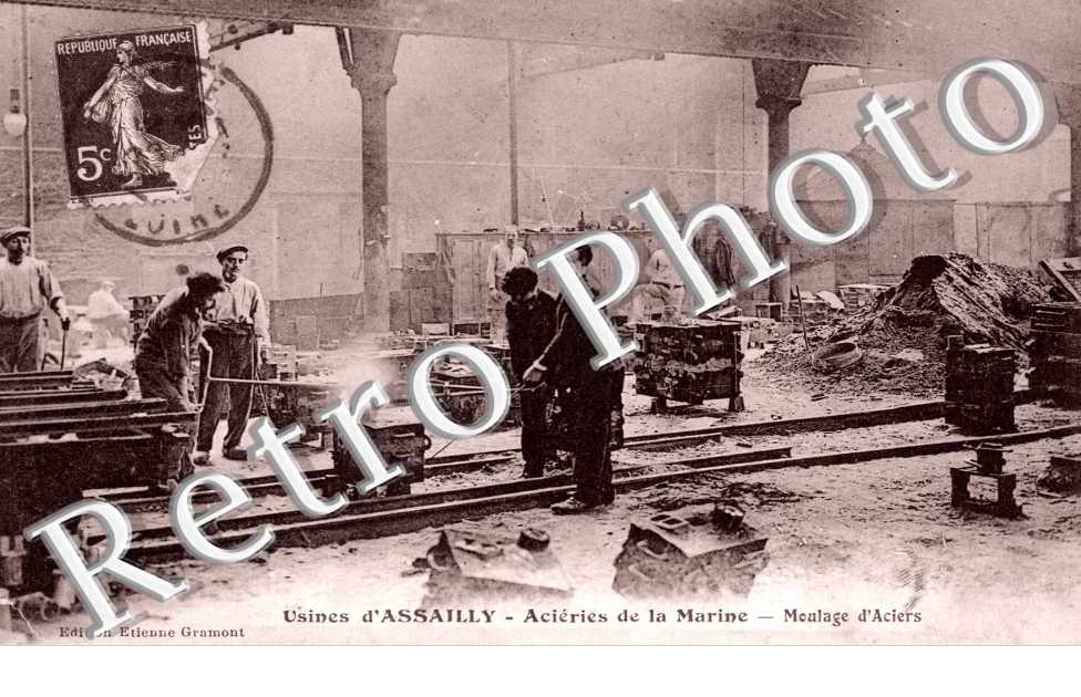 Usines d&#039;Assailly, Moulage d&#039;Aciers