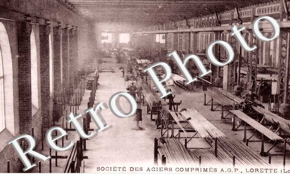 iete des Aciers Comprimes AGP - perspective du hall d&#039;etirage