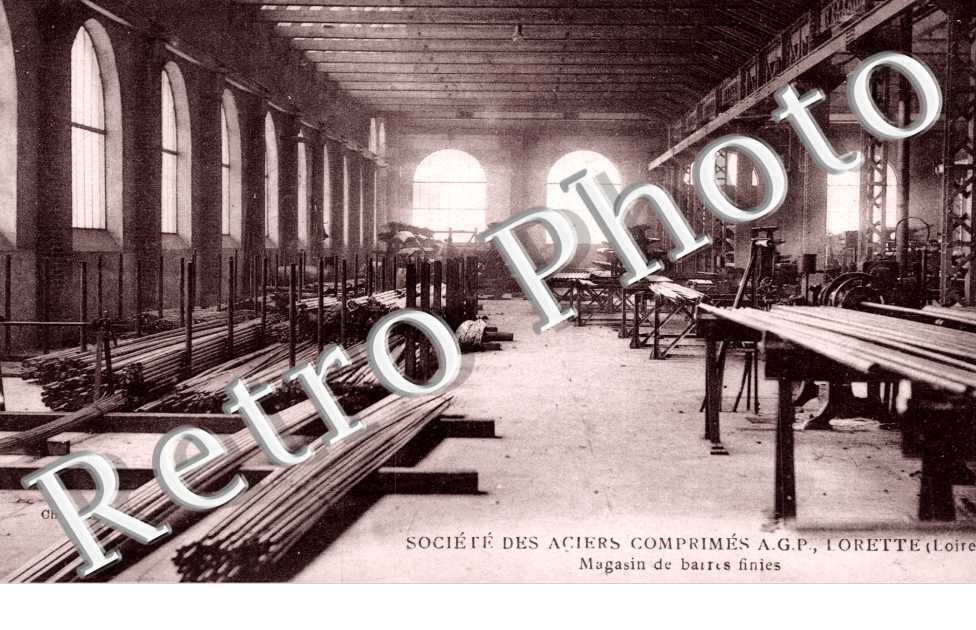 Societe des Aciers Comprimes AGP, Magasin de barres finies