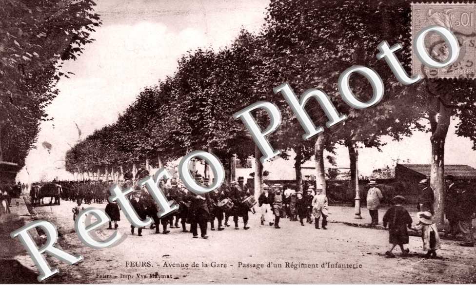 Avenue de la Gare, Passage au Regiment d&#039;Infanterie