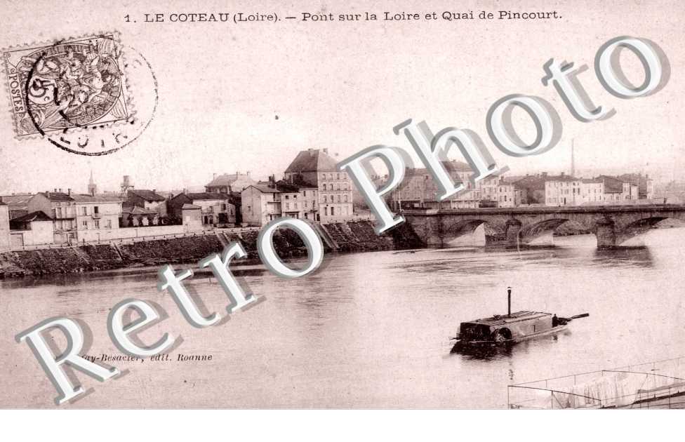 Pont sur la Loire et Quai de Pincourt
